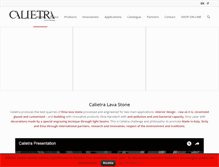 Tablet Screenshot of calietra.com